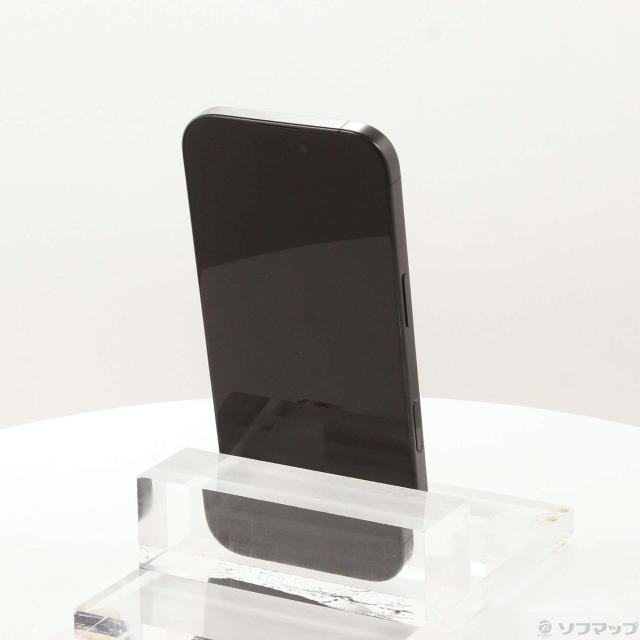(中古)Apple iPhone16 Pro 128GB ブラックチタニウム MYMV3J/A SIMフリー(258-ud)
