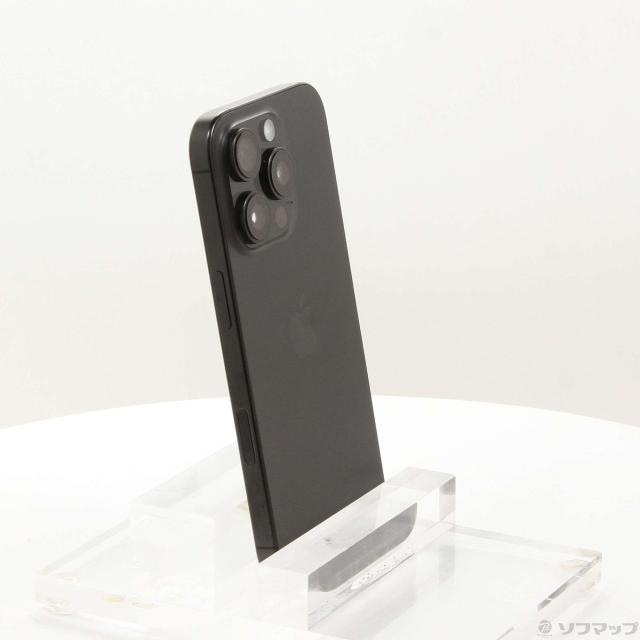 (中古)Apple iPhone16 Pro 128GB ブラックチタニウム MYMV3J/A SIMフリー(258-ud)