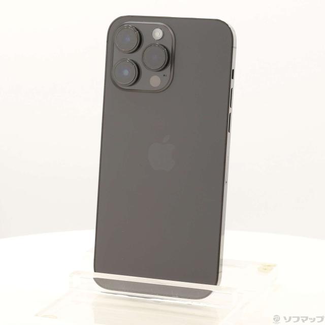 (中古)Apple iPhone14 Pro Max 128GB スペースブラック MQ963J/A SIMフリー(276-ud)