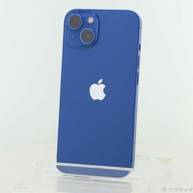 (中古)Apple iPhone13 128GB ブルー MLNG3J/A SIMフリー(348-ud)