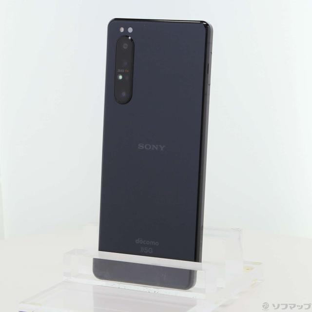 (中古)SONY Xperia 1 II 128GB ブラック SO-51A docomoロック解除SIMフリー(198-ud)