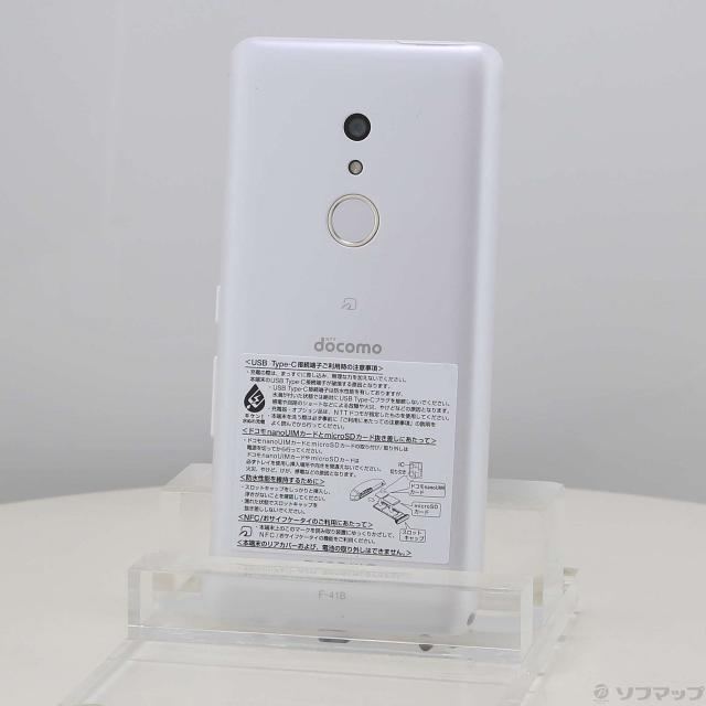 (中古)FUJITSU arrows Be4 Plus 64GB ホワイト F-41B docomoロック解除SIMフリー(198-ud)