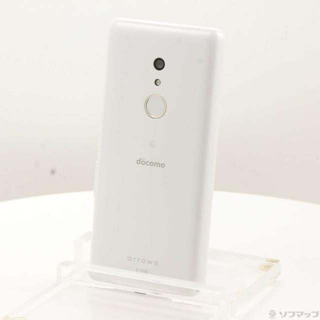 (中古)FUJITSU arrows Be4 Plus 64GB ホワイト F-41B docomoロック解除SIMフリー(377-ud)