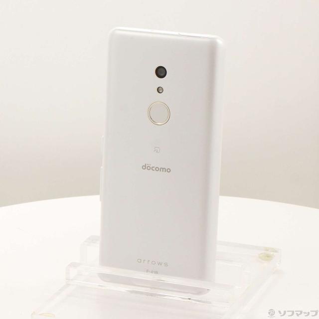 (中古)FUJITSU arrows Be4 Plus 64GB ホワイト F-41B docomoロック解除SIMフリー(269-ud)