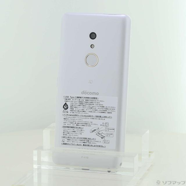 (中古)FUJITSU arrows Be4 Plus 64GB ホワイト F-41B docomoロック解除SIMフリー(349-ud)