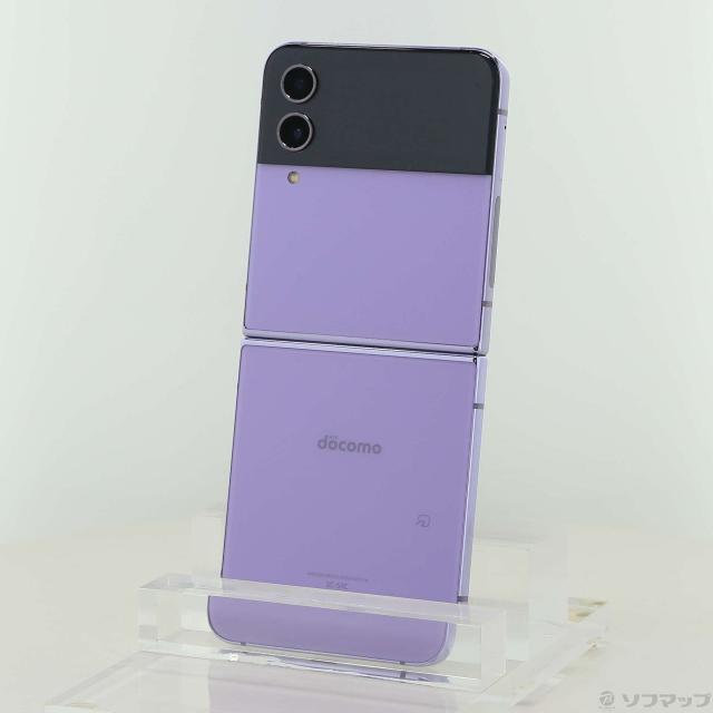 (中古)SAMSUNG Galaxy Z Flip4 128GB ボラパープル SC-54C docomo SIMフリー(269-ud)