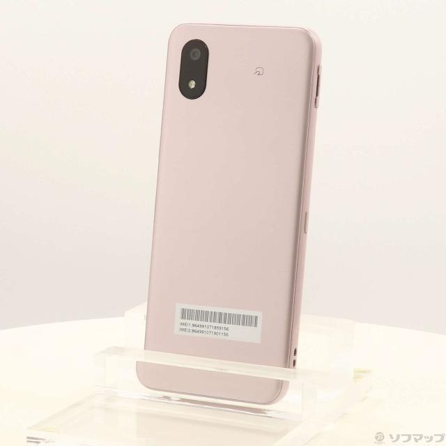 (中古)ワイモバイル かんたんスマホ4 128GB ピンク A402ZT Y!mobile SIMフリー(295-ud)