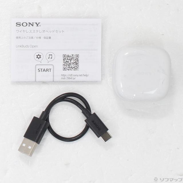 (中古)SONY LinkBuds Open WF-L910 WZ ホワイト(349-ud)_4