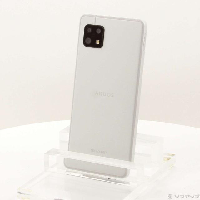 (中古)SHARP AQUOS sense6 64GB シルバー SH-M19 SIMフリー(349-ud)