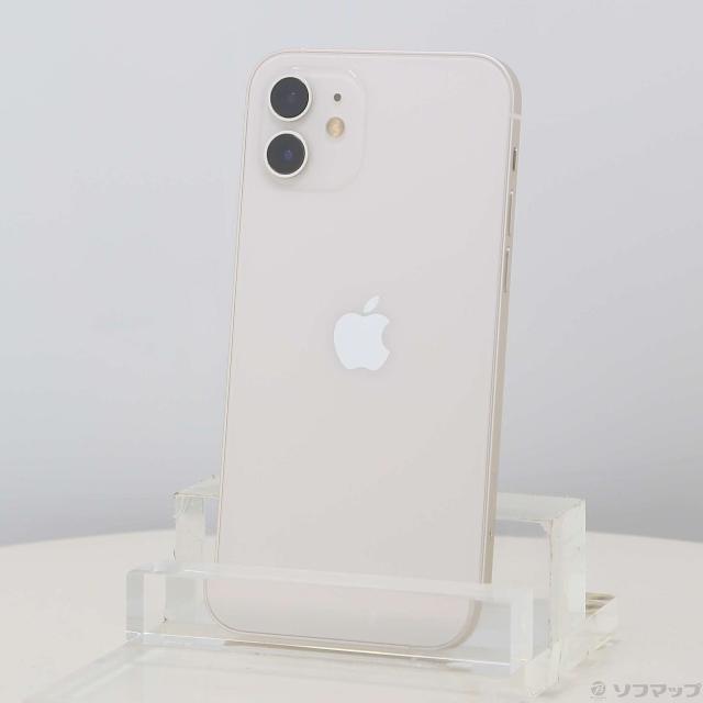 (中古)Apple iPhone12 64GB ホワイト MGHP3J/A SIMフリー(258-ud)