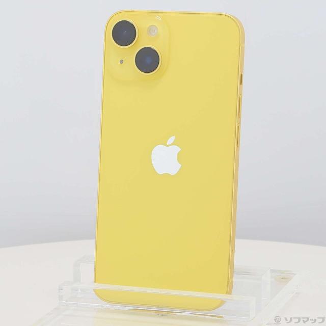 (中古)Apple iPhone14 128GB イエロー MR3Q3J/A SIMフリー(269-ud)