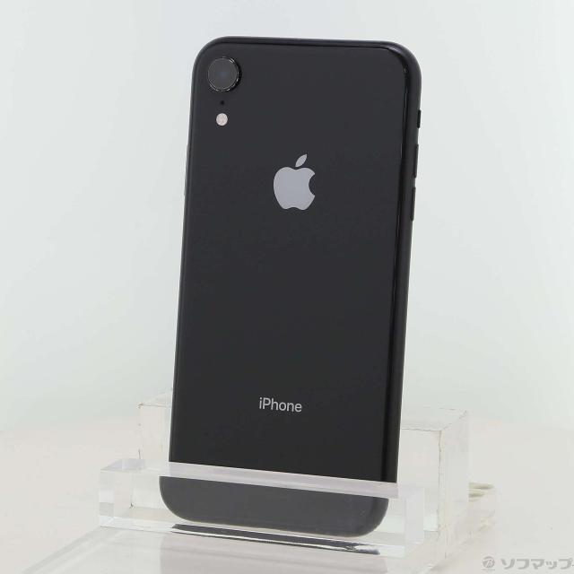 中古)Apple iPhoneXR 128GB ブラック MT0G2J/A SIMフリー(269-ud