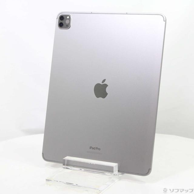 (中古)Apple iPad Pro 12.9インチ 第6世代 256GB スペースグレイ MP203J/A SIMフリー(368-ud)