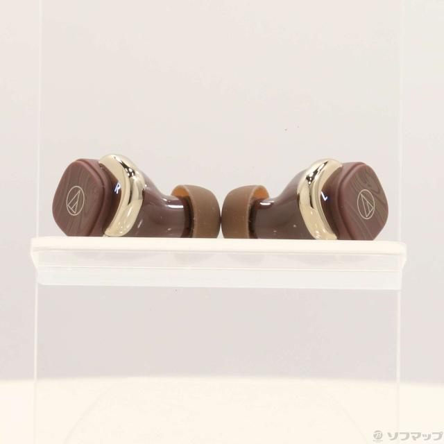 (中古)audio-technica (展示品) ATH-SQ1TW2 BW アンバーブラウン(377-ud)