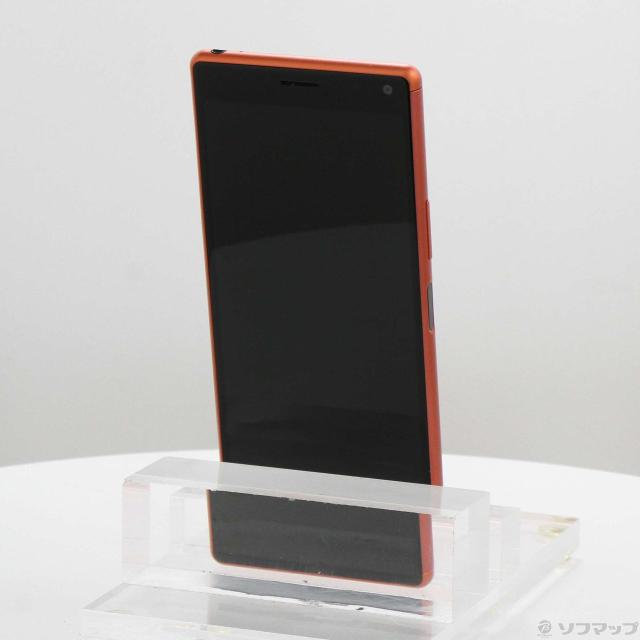 中古)SONY Xperia 8 64GB オレンジ SOV42 auロック解除SIMフリー(276