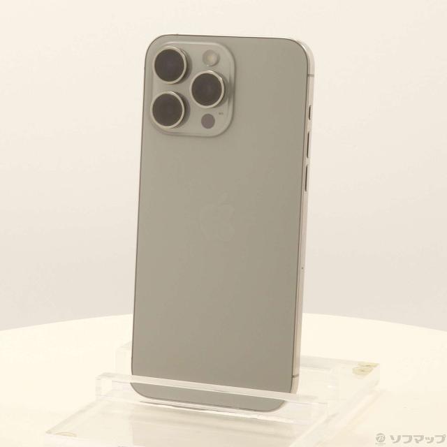 (中古)Apple iPhone15 Pro Max 512GB ナチュラルチタニウム MU6W3J/A SIMフリー(276-ud)
