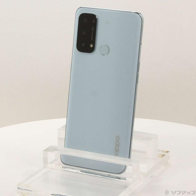 OPPO Reno5 A 128GB アイスブルー SIMフリー　ケース付 中古)OPPO OPPO Reno5 A 128GB アイスブルー CPH2199 SIMフリー(269-ud
