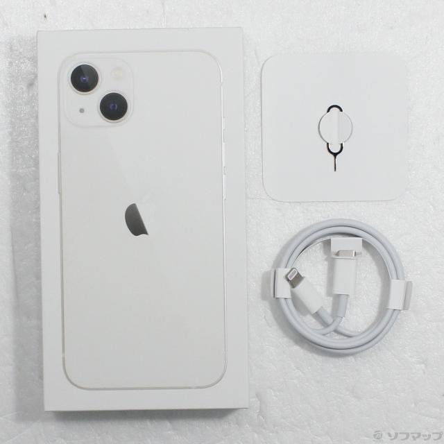 (中古)Apple iPhone13 128GB スターライト MLND3J/A SIMフリー(276-ud)_4