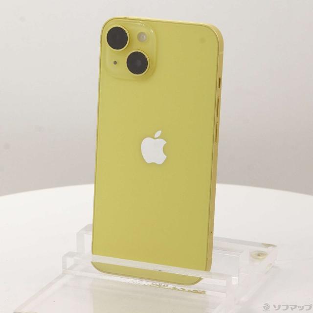 (中古)Apple iPhone14 128GB イエロー MR3Q3J/A SIMフリー(352-ud)