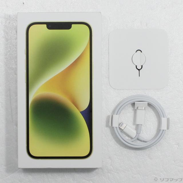 (中古)Apple iPhone14 128GB イエロー MR3Q3J/A SIMフリー(352-ud)_4