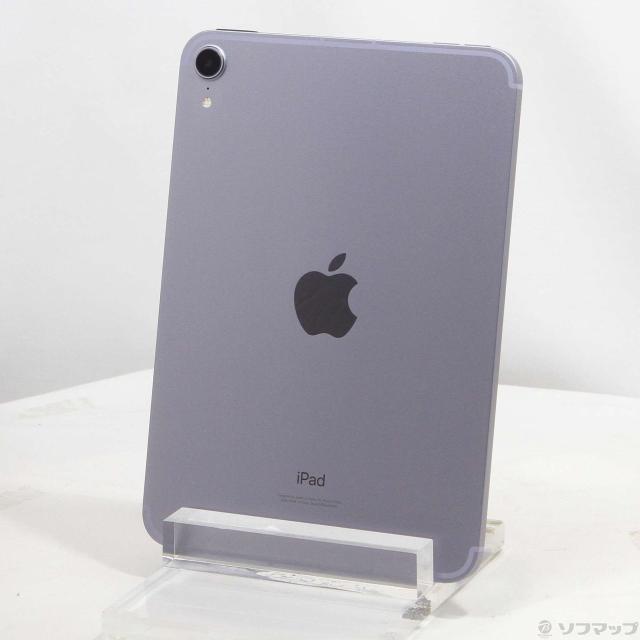 中古)Apple iPad mini 第6世代 64GB パープル MK8E3J/A auロック解除