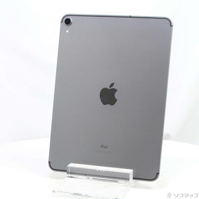 (中古)Apple iPad Pro 11インチ 256GB スペースグレイ MU102J/A auロック解除SIMフリー(262-ud)