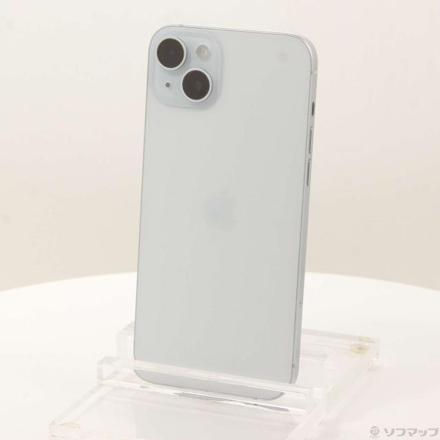 (中古)Apple iPhone15 Plus 128GB ブルー MU0D3J/A SIMフリー(276-ud)