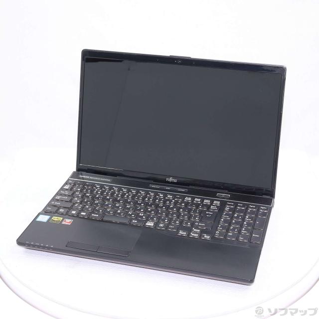 中古)FUJITSU LIFEBOOK AH53/B3 FMVA53B3B ブライトブラック (Windows