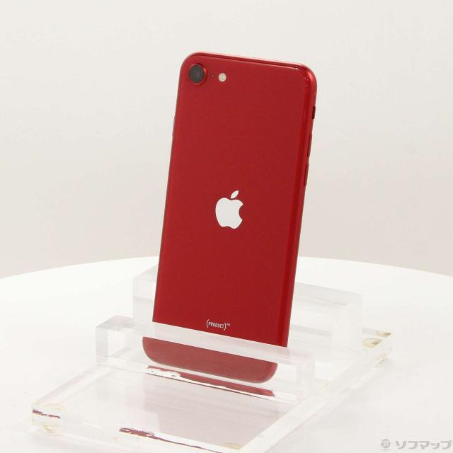 (中古)Apple iPhone SE 第2世代 64GB プロダクトレッド MX9U2J/A SIMフリー(352-ud)