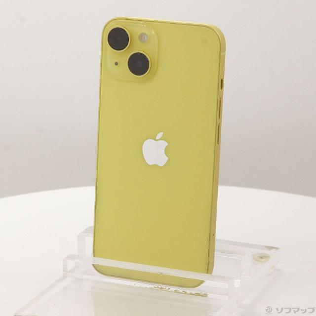 (中古)Apple iPhone14 128GB イエロー MR3Q3J/A SIMフリー(348-ud)