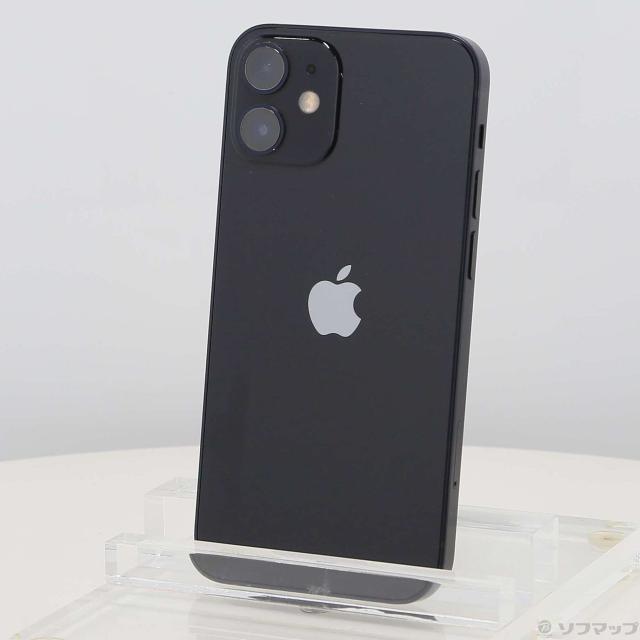 (中古)Apple iPhone12 mini 128GB ブラック MGDJ3J/A SIMフリー(198-ud)