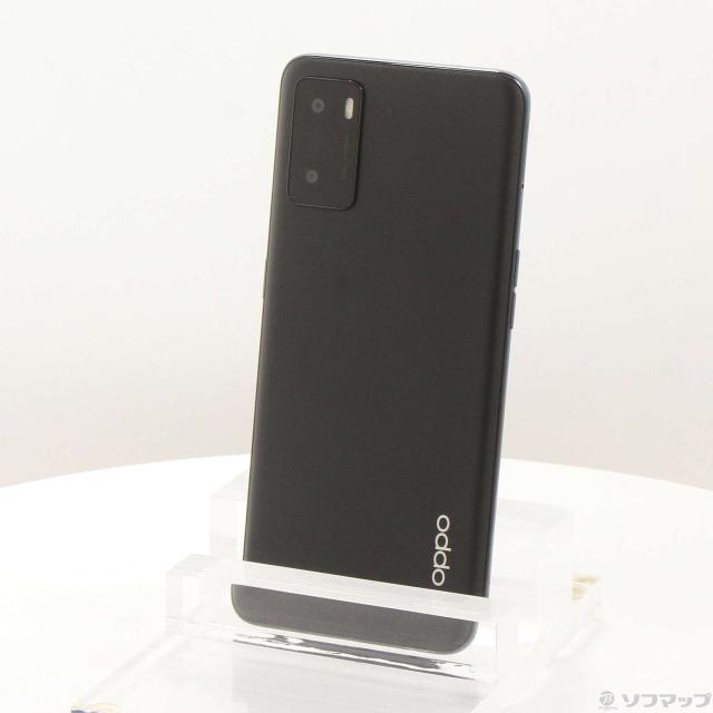 (中古)OPPO OPPO A55s 5G 64GB ブラック CPH2309 SIMフリー(276-ud)