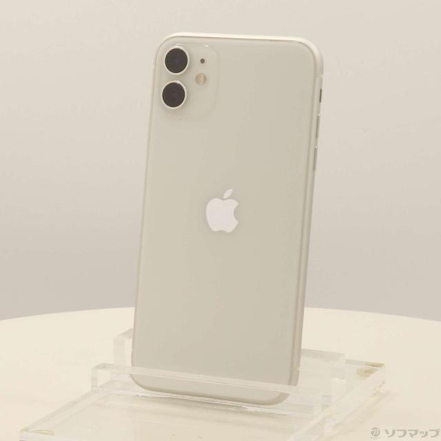 (中古)Apple iPhone11 256GB ホワイト MWM82J/A SIMフリー(262-ud)
