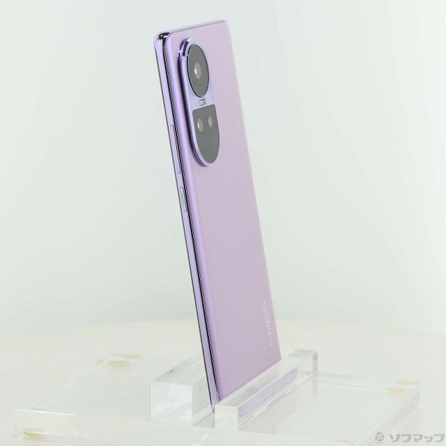 中古)OPPO OPPO Reno10 Pro 5G 256GB グロッシーパープル CPH2541PL