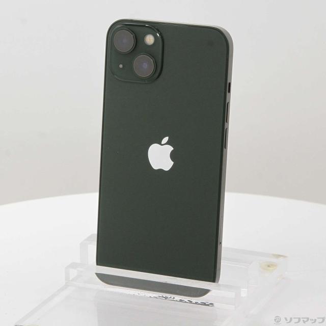 (中古)Apple iPhone13 128GB グリーン MNGG3J/A SIMフリー(276-ud)
