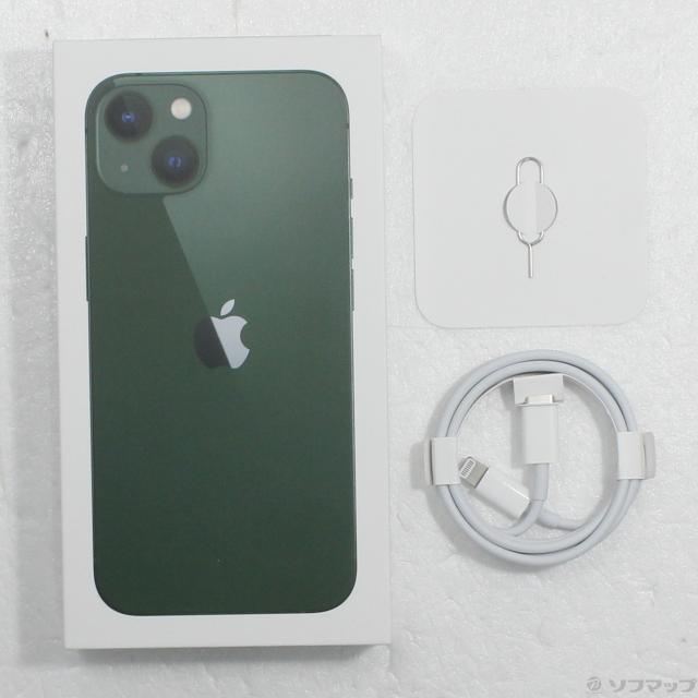 (中古)Apple iPhone13 128GB グリーン MNGG3J/A SIMフリー(276-ud)_4