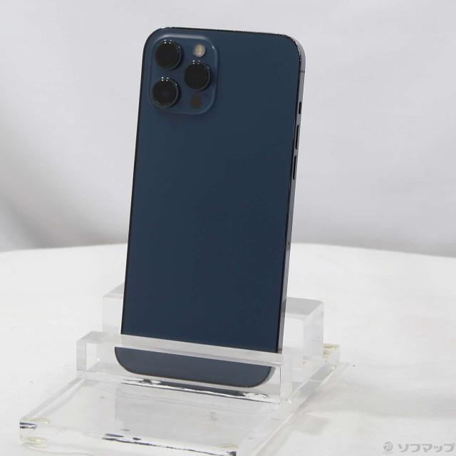 (中古)Apple iPhone12 Pro Max 512GB パシフィックブルー MGD63J/A SoftBank(262-ud)