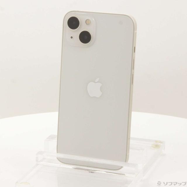 (中古)Apple iPhone13 128GB スターライト MLND3J/A SIMフリー(368-ud)