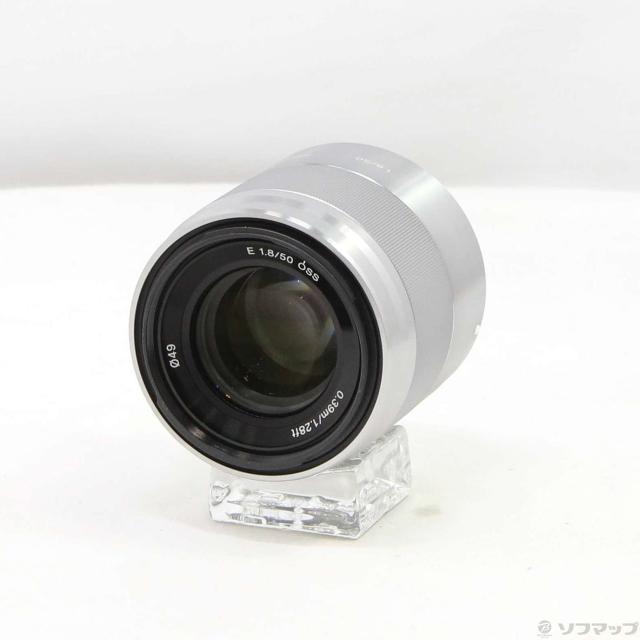 (中古)SONY E 50mm F1.8 OSS SEL50F18 Eレンズ/シルバー(198-ud)