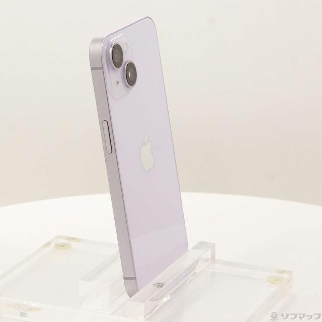 (中古)Apple iPhone14 128GB パープル MPUY3J/A SIMフリー(258-ud)