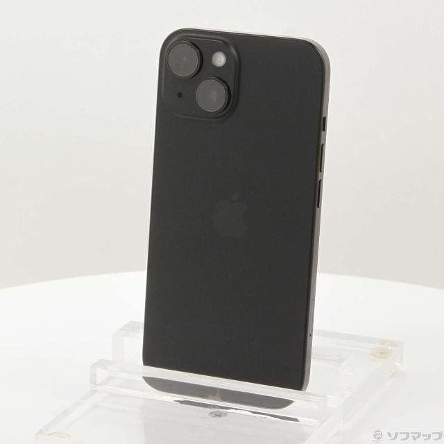 中古)Apple iPhone15 128GB ブラック MTMH3J/A SIMフリー(258-ud 