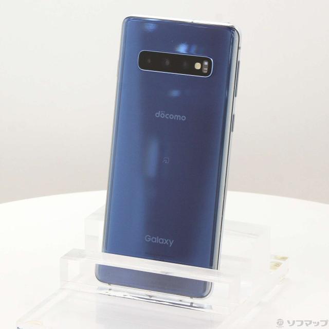 中古)SAMSUNG GALAXY S10 128GB プリズムブルー SC-03L docomoロック