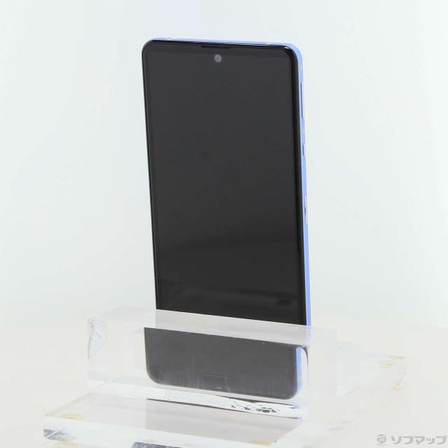 (中古)SHARP AQUOS sense5G 64GB スカイブルー SH-53A docomoロック解除SIMフリー(368-ud)_2