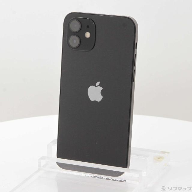 (中古)Apple iPhone12 256GB ブラック MGJ03J/A au(262-ud)