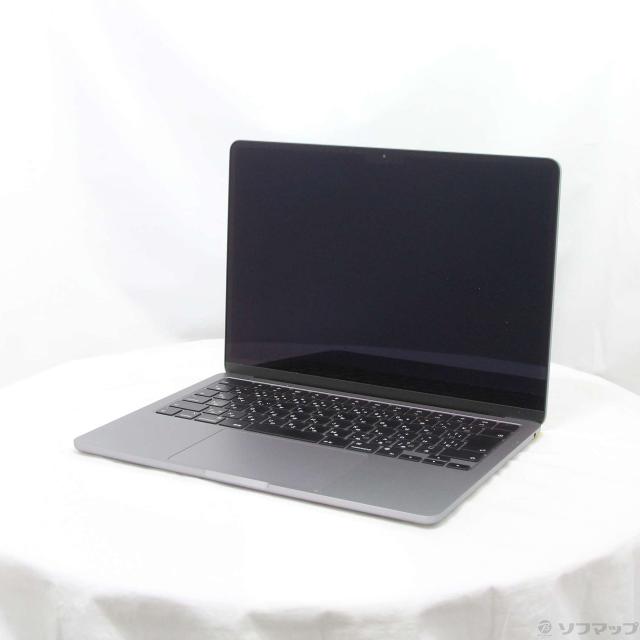 (中古)Apple MacBook Air 13.6-inch Mid-2022 MLXW3J/A Apple M2 8コアCPU_8コアGPU 8GB SSD256GB スペースグレイ (26.3 Tahoe)(368-ud)