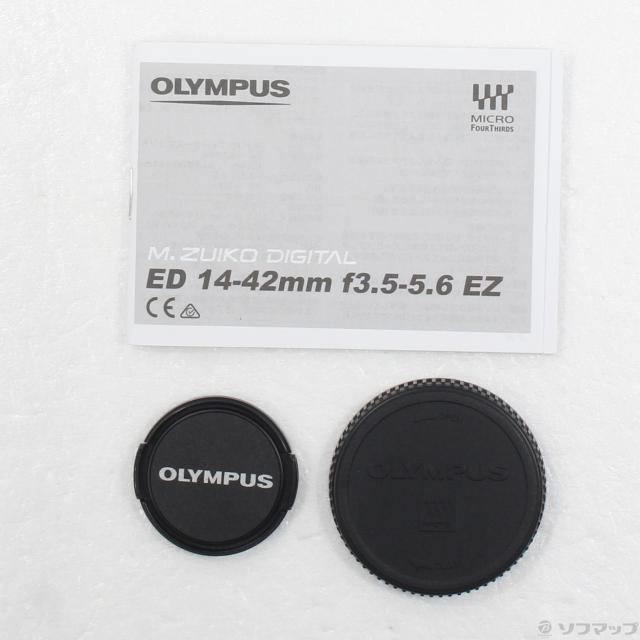 (中古)OLYMPUS M.ZUIKO DIGITAL ED 14-42mm F3.5-5.6 EZ シルバー (μ4/3)(198-ud)_4