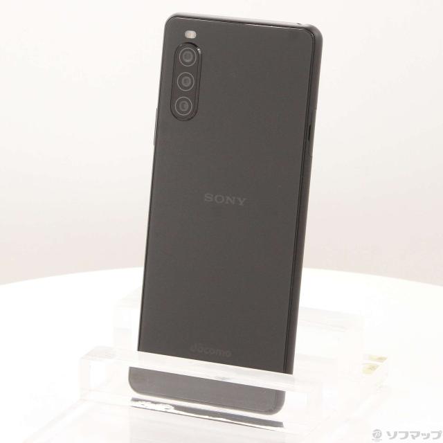 (中古)SONY Xperia 10 II 64GB ブラック SO-41A docomoロック解除SIMフリー(276-ud)