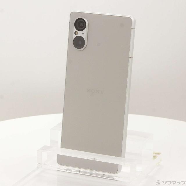 (中古)SONY Xperia 5 V 256GB プラチナシルバー XQ-DE44 S2JPCX0 SIMフリー(258-ud)