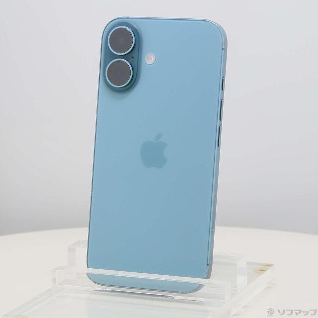 (中古)Apple iPhone16 256GB ティール MYE13J/A SIMフリー(262-ud)