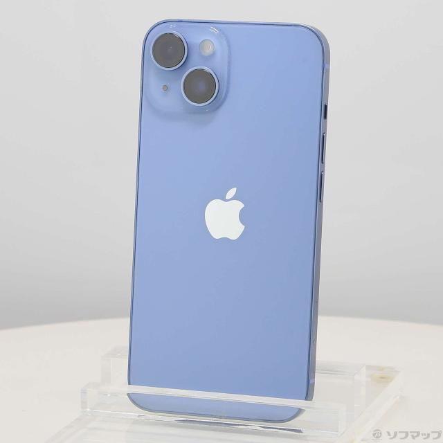 (中古)Apple iPhone14 128GB ブルー MPVJ3J/A SIMフリー(247-ud)